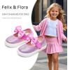 imageFelix ampamp Flora ToddlerLittle Kid Girls Running Shoes Glitter Sneakers Princess Fashion Casual Sports ShoesBs822purple