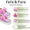 imageFelix ampamp Flora ToddlerLittle Kid Girls Running Shoes Glitter Sneakers Princess Fashion Casual Sports ShoesBs822purple