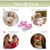 imageFelix ampamp Flora ToddlerLittle Kid Girls Running Shoes Glitter Sneakers Princess Fashion Casual Sports ShoesBs822purple