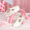 imageFelix ampamp Flora ToddlerLittle Kid Girls Running Shoes Glitter Sneakers Princess Fashion Casual Sports ShoesBs829ivory White