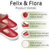 imageFelix ampamp Flora ToddlerLittle Kid Girls Running Shoes Glitter Sneakers Princess Fashion Casual Sports ShoesBs829red