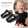 imageSoft Sole Baby Dress Shoes  Infant Baby Walking Shoes Moccasinss Rubber Sole Crib ShoesBn40black