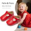 imageSoft Sole Baby Dress Shoes  Infant Baby Walking Shoes Moccasinss Rubber Sole Crib ShoesBn40red