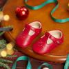 imageSoft Sole Baby Dress Shoes  Infant Baby Walking Shoes Moccasinss Rubber Sole Crib ShoesBn40red