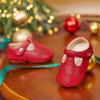 imageSoft Sole Baby Dress Shoes  Infant Baby Walking Shoes Moccasinss Rubber Sole Crib ShoesBn40red