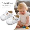imageSoft Sole Baby Dress Shoes  Infant Baby Walking Shoes Moccasinss Rubber Sole Crib ShoesBn40white