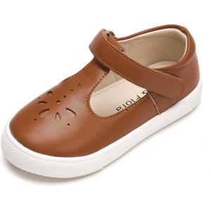 imageFelix ampamp Flora ToddlerLittle Kid Girls Running Shoes Glitter Sneakers Princess Fashion Casual Sports ShoesBs829brown