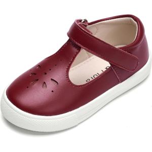 imageFelix ampamp Flora ToddlerLittle Kid Girls Running Shoes Glitter Sneakers Princess Fashion Casual Sports ShoesBs829burgundy