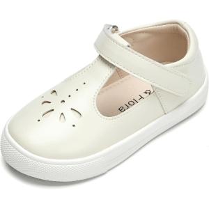 imageFelix ampamp Flora ToddlerLittle Kid Girls Running Shoes Glitter Sneakers Princess Fashion Casual Sports ShoesBs829ivory White