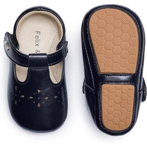 imageSoft Sole Baby Dress Shoes  Infant Baby Walking Shoes Moccasinss Rubber Sole Crib ShoesBn40black