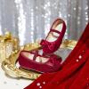 imageFelix ampamp Flora Toddler Flower Girl Dress Shoes  Girl Ballet Flats Party School Shoes WeddingB803burgundy