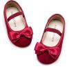 imageFelix ampamp Flora Toddler Flower Girl Dress Shoes  Girl Ballet Flats Party School Shoes WeddingB803burgundy