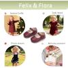 imageSoft Sole Baby Dress Shoes  Infant Baby Walking Shoes Moccasinss Rubber Sole Crib ShoesB8725burgundy