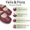 imageSoft Sole Baby Dress Shoes  Infant Baby Walking Shoes Moccasinss Rubber Sole Crib ShoesB8725burgundy