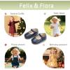 imageSoft Sole Baby Dress Shoes  Infant Baby Walking Shoes Moccasinss Rubber Sole Crib ShoesB8725navy Blue