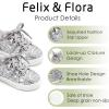 imageFelix ampamp Flora ToddlerLittle Kid Girls Running Shoes Sports Sneakers Princess Casual Glitter ShoesBs819glitter Silver