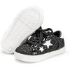 imageFelix ampamp Flora ToddlerLittle Kid Girls Running Shoes Sports Sneakers Princess Casual Glitter ShoesBs819glitter Black