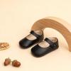 imageSoft Sole Baby Dress Shoes  Infant Baby Walking Shoes Moccasinss Rubber Sole Crib ShoesB8725fl Black