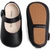 imageSoft Sole Baby Dress Shoes  Infant Baby Walking Shoes Moccasinss Rubber Sole Crib ShoesB8725fl Black