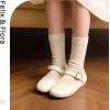 imageFelix ampamp Flora Toddler Flower Girl Dress Shoes  Baby Girl Ballet Mary Jane Flats for Party School WeddingB902ivory White