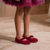 imageFelix ampamp Flora Toddler Little Girls Dress Shoes  Flower Girls Mary Jane Flats Ballet Shoes Party WeddingBf22burgundy
