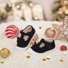 image:imageFelix amp Flora Soft Sole Baby Dress Shoes  Infant Baby Walking Shoes Moccasinss Rubber Sole Crib ShoesByb03black
