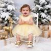 image:imageFelix amp Flora Soft Sole Baby Dress Shoes  Infant Baby Walking Shoes Moccasinss Rubber Sole Crib ShoesByb03fl Gold