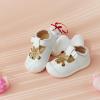 image:imageFelix amp Flora Soft Sole Baby Dress Shoes  Infant Baby Walking Shoes Moccasinss Rubber Sole Crib ShoesByb05white