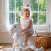 image:imageFelix amp Flora Soft Sole Baby Dress Shoes  Infant Baby Walking Shoes Moccasinss Rubber Sole Crib ShoesByb05white