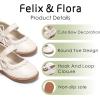 image:imageFelix amp Flora Toddler Girl Mary Jane Dress Shoes  School Oxford Flats for Girl Party ShoesB429beige