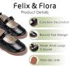 image:imageFelix amp Flora Toddler Girl Mary Jane Dress Shoes  School Oxford Flats for Girl Party ShoesB429black