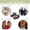 image:imageFelix amp Flora Toddler Girl Mary Jane Dress Shoes  School Oxford Flats for Girl Party ShoesB429black