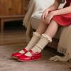 image:imageFelix amp Flora Toddler Girl Mary Jane Dress Shoes  School Oxford Flats for Girl Party ShoesB429red