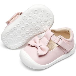 image:imageFelix amp Flora Soft Sole Baby Dress Shoes  Infant Baby Walking Shoes Moccasinss Rubber Sole Crib ShoesByb03pink