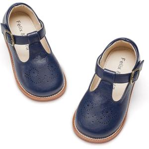 image:imageFelix amp Flora Toddler Girl Mary Jane Dress Shoes  School Oxford Flats for Girl Party ShoesB425navy Blue