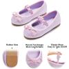 image:imageFelix amp Flora Toddler Flower Girl Mary Jane Shoes  Little Girls Dress Flats Princess Wedding PartyBh24glitter Purple