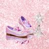 image:imageFelix amp Flora Toddler Flower Girl Mary Jane Shoes  Little Girls Dress Flats Princess Wedding PartyBh24glitter Purple