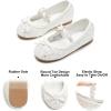 image:imageFelix amp Flora Toddler Flower Girl Mary Jane Shoes  Little Girls Dress Flats Princess Wedding PartyBh24glitter White