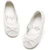 image:imageFelix amp Flora Toddler Flower Girl Mary Jane Shoes  Little Girls Dress Flats Princess Wedding PartyBh24glitter White