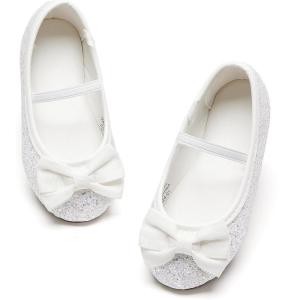 image:imageFelix amp Flora Toddler Flower Girl Mary Jane Shoes  Little Girls Dress Flats Princess Wedding PartyBh25white