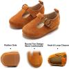 image:imageFelix amp Flora Toddler Little Girl Flat Oxfords Dress Shoes  Mary Jane Princess for Girl Party School ShoesB372brown