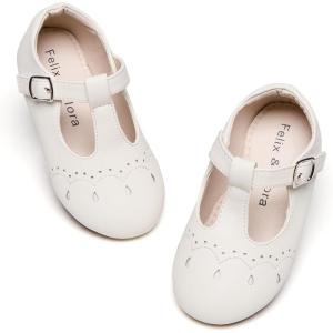 image:imageFelix amp Flora Toddler Little Girl Flat Oxfords Dress Shoes  Mary Jane Princess for Girl Party School ShoesB415apricot