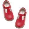 image:imageFelix amp Flora Toddler Little Girl Mary Jane Dress Shoes  Ballet Flats for Girl Party School ShoesB369red
