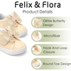 image:imageFelix amp Flora ToddlerLittle Kid Girls Running Shoes Sports Sneakers Princess Casual Glitter ShoesBs831nude