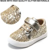 image:imageFelix amp Flora ToddlerLittle Kid Girls Running Shoes Sports Sneakers Princess Casual Glitter ShoesGold8 Toddler