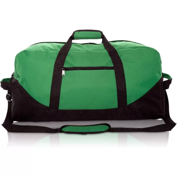 DALIX 25" Big Adventure Large Gym Sports Duffle Bag in Dark Green