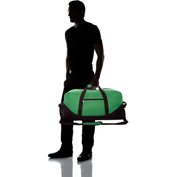 DALIX 25" Big Adventure Large Gym Sports Duffle Bag in Dark Green