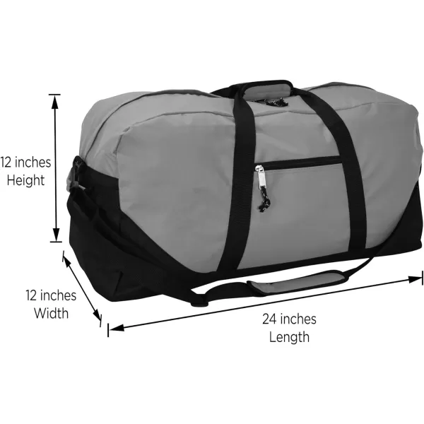 DALIX 25" Big Adventure Large Gym Sports Duffle Bag in Dark Green
