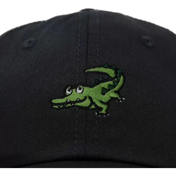 DALIX Alligator Cap Embroidered Mens Cotton Dad Hat Baseball Hat
