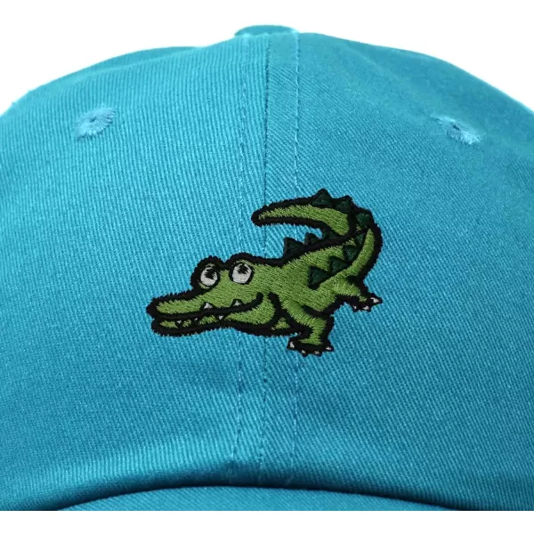 DALIX Alligator Cap Embroidered Mens Cotton Dad Hat Baseball Hat